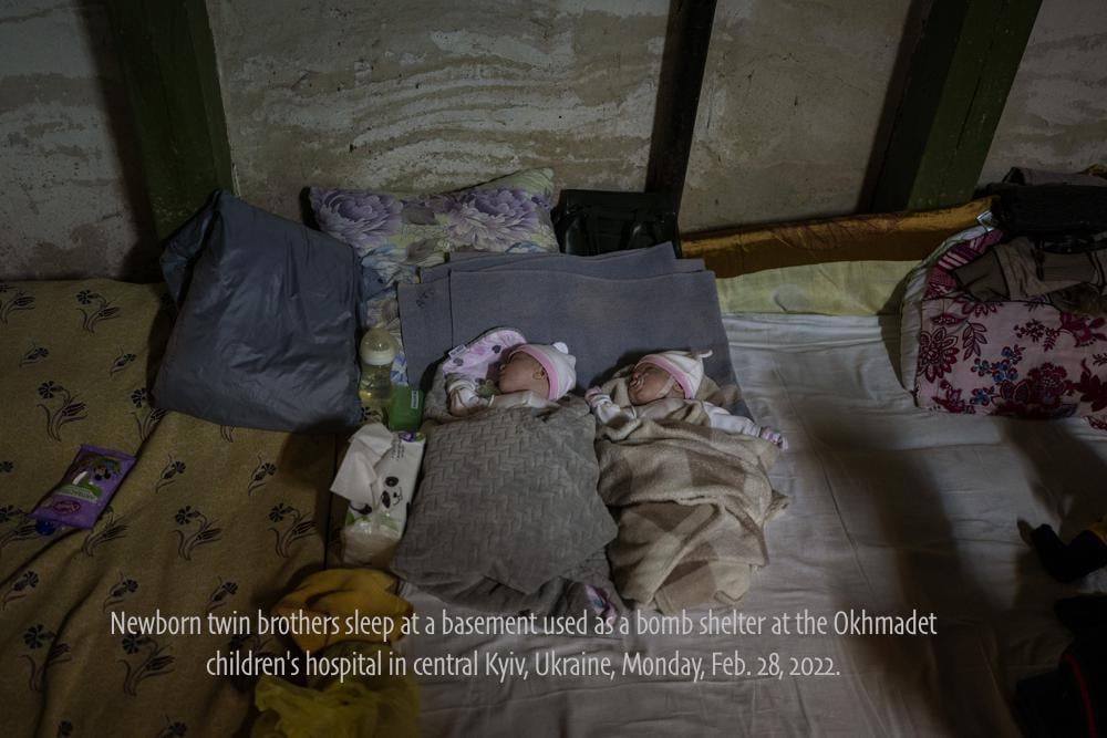 Η ελπίδα στις στάχτες του πολέμου - Τα νεογέννητα διδυμάκια σύμβολο της Ουκρανίας